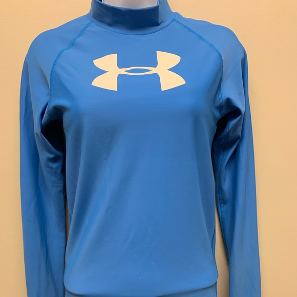 under armour blue compression shirt